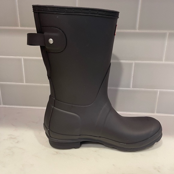 Women’s Hunter Boots Never Worn Size 6 Black fleece lined sole - Picture 5 of 5